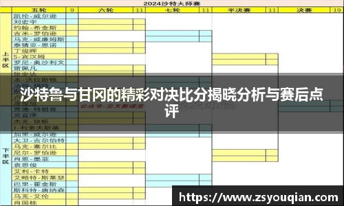 沙特鲁与甘冈的精彩对决比分揭晓分析与赛后点评